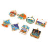 Picture of Zinc Based Alloy Travel Camping Theme Pendants Gold Plated Multicolor Enamel
