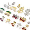 Image de 1 Pièce Breloques en Laiton Multicolore Cerise