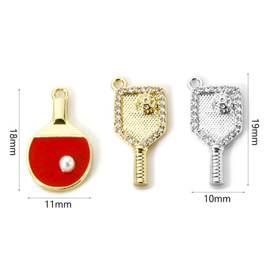 Picture of Brass Sport Charms Racket