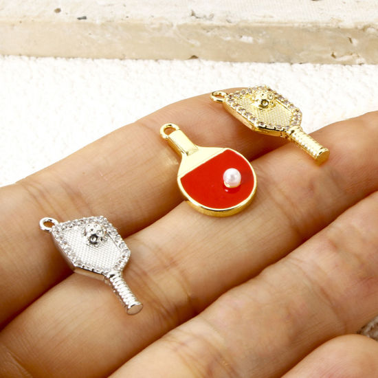 Picture of Brass Sport Charms Racket
