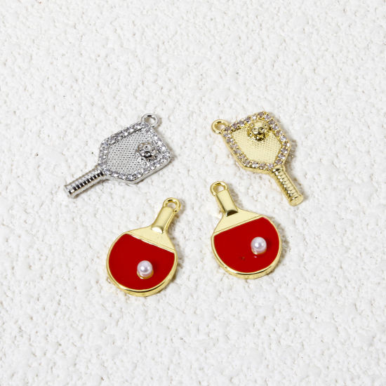 Picture of Brass Sport Charms Racket