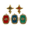 Picture of Eco-friendly PVD Vacuum Plating 304 Stainless Steel Religious Charms 18K Real Gold Plated Enamel