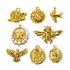 Picture of Eco-friendly PVD Vacuum Plating 304 Stainless Steel Pendants 18K Real Gold Plated