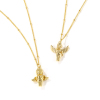 Picture of Eco-friendly Exquisite Religious 18K Real Gold Plated Brass Curb Link Chain Angel 3D Pendant Charm Necklace For Women Gift 45cm(17.7") + 5cm(2") long