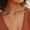 Picture of Eco-friendly Exquisite Religious 18K Real Gold Plated Brass Curb Link Chain Angel 3D Pendant Charm Necklace For Women Gift 45cm(17.7") + 5cm(2") long