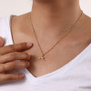Picture of Eco-friendly Exquisite Religious 18K Real Gold Plated Brass Curb Link Chain Angel 3D Pendant Charm Necklace For Women Gift 45cm(17.7") + 5cm(2") long