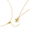Picture of Eco-friendly Exquisite Religious 18K Real Gold Plated Brass Curb Link Chain Angel 3D Pendant Charm Necklace For Women Gift 45cm(17.7") + 5cm(2") long