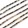 Bild von Terylen Schmuck Schnur Bunt Leopard Muster 5mm