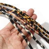 Bild von Terylen Schmuck Schnur Bunt Leopard Muster 5mm