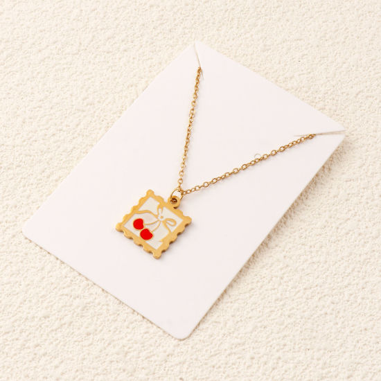 Image de 100 Pièces Papier Carte Présentoir à Bijoux de Collier et Boucles d'Oreilles en Papier Rectangle Multicolore 9cm x 6cm