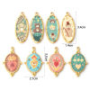 Picture of Eco-friendly PVD Vacuum Plating 304 Stainless Steel Pendants 18K Real Gold Plated Multicolor Bear Animal Ex Voto Heart Printed