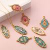 Picture of Eco-friendly PVD Vacuum Plating 304 Stainless Steel Pendants 18K Real Gold Plated Multicolor Bear Animal Ex Voto Heart Printed