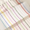 Picture of Wholesale Beaded Chain Necklace, Silver Tone 304 Stainless Steel & Glass, Unisex Eco-friendly Simple Birthstone Gift Jewelry For Retailer, 38cm(15") + 5cm(2") long, 1 Piece