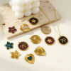 Picture of Eco-friendly PVD Vacuum Plating 304 Stainless Steel Charms 18K Real Gold Plated Enamel