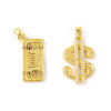 Picture of Eco-friendly Brass Charm Pendant 18K Real Gold Plated Dollar Symbol