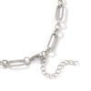Picture of Wholesale Handmade Link Chain Necklace, Silver Tone 304 Stainless Steel, Unisex Eco-friendly Exquisite Simple & Casual Gift Jewelry For Retailer, 40cm(15.7") + 5cm(2") long, 1 Piece