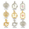 Picture of Brass & Cubic Zirconia Valentine's Day Charms Multicolor Micro Pave