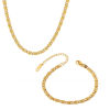 Picture of Wholesale Scroll Chain Necklace, Multicolor 304 Stainless Steel, Unisex Vacuum Plating Exquisite Minimalist Gift Jewelry For Retailer, 1 Piece