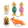Picture of Eco-friendly PVD Vacuum Plating Waterproof Anti-Tarnish Hypoallergenic 304 Stainless Steel Charms 18K Real Gold Plated Enamel 3D