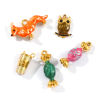 Picture of Eco-friendly PVD Vacuum Plating Waterproof Anti-Tarnish Hypoallergenic 304 Stainless Steel Charms 18K Real Gold Plated Enamel 3D