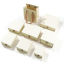 Paper Pull-Out Drawer Jewelry Gift Box Beige