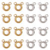 Picture of Eco-friendly 316 Stainless Steel Bolt Spring Ring Clasps Multicolor