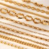 Picture of Wholesale 304 Stainless Steel Cuban Link Chain Bracelets, 18K Gold Plated Eco-friendly PVD Vacuum Plating, Women's Ins Style Retro Gift Jewelry Supply