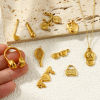 Picture of Eco-friendly PVD Vacuum Plating Waterproof Anti-Tarnish Hypoallergenic 304 Stainless Steel Charms 18K Real Gold Plated