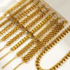 Picture of Wholesale Link Chain Necklace & Bracelet, 18K Gold Plated 304 Stainless Steel, Women's Eco-friendly Simple Stylish Gift Jewelry For Retailer