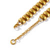 Picture of Wholesale Link Chain Necklace & Bracelet, 18K Gold Plated 304 Stainless Steel, Women's Eco-friendly Simple Stylish Gift Jewelry For Retailer