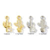 Picture of Brass West Cowboy Charms Wholesale Cactus Mini Clear Cubic Zirconia