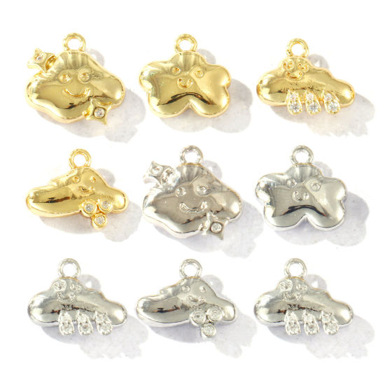 Picture of Brass Weather Collection Charms Wholesale Multicolor Cloud