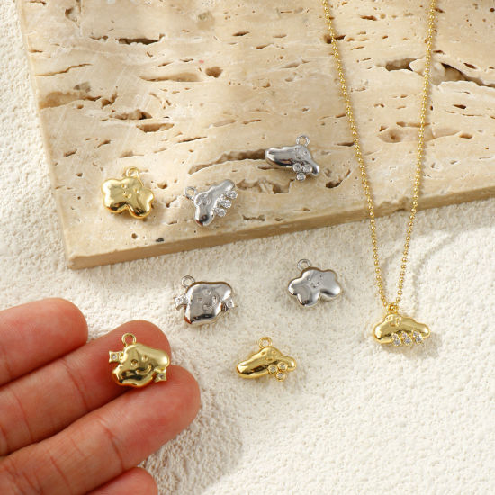 Picture of Brass Weather Collection Charms Wholesale Multicolor Cloud