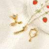 Picture of Eco-friendly PVD Waterproof Anti-Tarnish Hypoallergenic 304 Stainless Steel Sport Connectors Charms Pendants Wholesale 18K Real Gold Plated