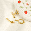 Picture of Eco-friendly PVD Waterproof Anti-Tarnish Hypoallergenic 304 Stainless Steel Sport Connectors Charms Pendants Wholesale 18K Real Gold Plated