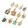 Picture of Brass Ocean Jewelry Charm Pendant Wholesale 18K Gold Plated Sea Turtle Animal