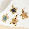 Picture of Brass Ocean Jewelry Charm Pendant Wholesale 18K Gold Plated Sea Turtle Animal