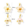Picture of Eco-friendly Brass Charm Pendant Wholesale 18K Real Gold Plated Enamel Pearlized Clear Cubic Zirconia