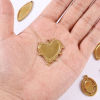 Picture of Eco-friendly PVD 304 Stainless Steel Charms Wholesale 18K Gold Plated Geometric