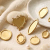 Picture of Eco-friendly PVD 304 Stainless Steel Charms Wholesale 18K Gold Plated Geometric
