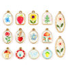 Picture of Eco-friendly PVD Waterproof Anti-Tarnish Hypoallergenic 304 Stainless Steel Charms Wholesale 18K Real Gold Plated Printed