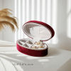 Picture of Velvet Jewelry Storage Box Oval Multicolor