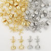 Picture of Eco-friendly Brass Charms Wholesale Real Gold Plated Ballerina 3D 22mm x 9mm