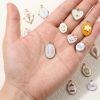 Picture of Eco-friendly PVD Waterproof Anti-Tarnish Hypoallergenic 304 Stainless Steel Charms Wholesale 18K Real Gold Plated Printed