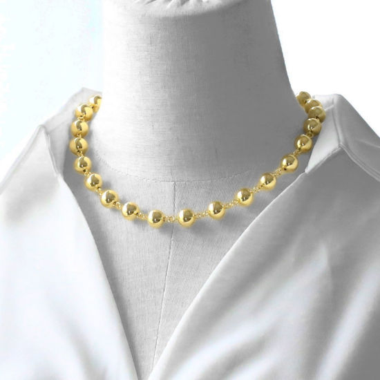 Image de 1 Pièce Colliers En Gros Chaînes en Laiton Multicolore