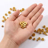 Picture of Eco-friendly PVD Waterproof Anti-Tarnish Hypoallergenic 304 Stainless Steel Beads For DIY Jewelry Making Wholesale 18K Real Gold Plated Wheel