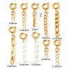 Picture of 2 PCs Eco-friendly PVD Waterproof Anti-Tarnish Hypoallergenic 304 Stainless Steel Bikini Strap Clip On Charms Pendants For Beach Jewelry Making Wholesale 18K Real Gold Plated Link Chain