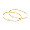 Imagen de 1 Unidad Latón Brazalete Al Por Mayor Multicolor 6.2cm Diámetro
