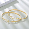 Imagen de 1 Unidad Latón Brazalete Al Por Mayor Multicolor 6.2cm Diámetro
