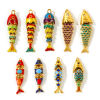 Picture of 1 Piece Eco-friendly PVD Waterproof Anti-Tarnish Hypoallergenic 304 Stainless Steel Ocean Jewelry Pendants Wholesale 18K Real Gold Plated Multicolor Fish Animal 3D Movable